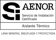Sello Aenor certificado mineral insuflado