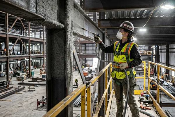 Aislamiento térmico proyectado